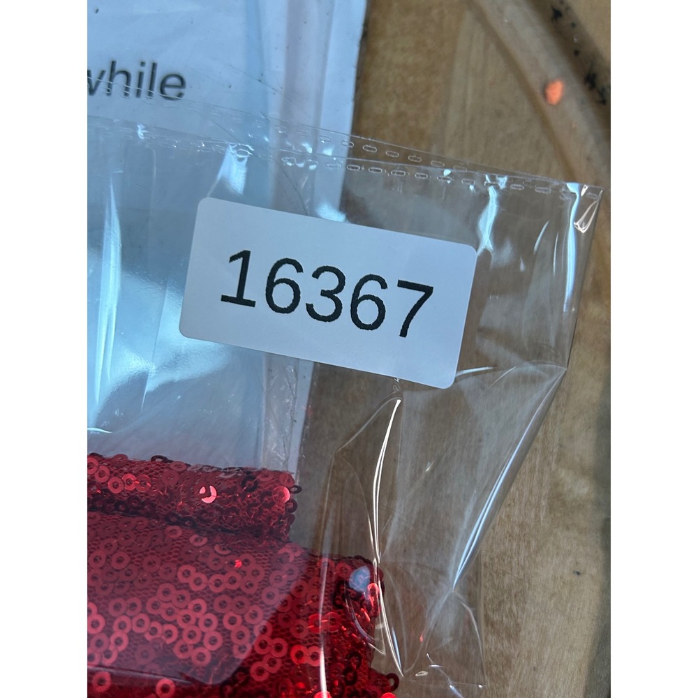 Oddi Camisole Women Large Red Sequin Front Tank Top Shiny Party Festival - Picture 8 of 8